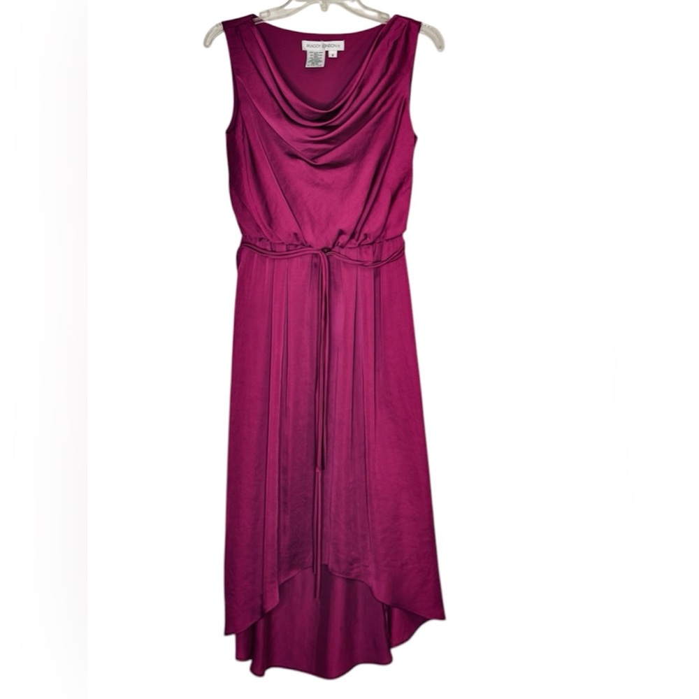 Maggy London Fascia Sleeveless Cowl Neck Dress